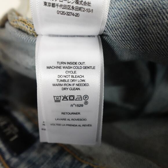 Ralph Lauren Jeans Womens 00 Skinny Light Denim 26x29 Mid Rise Casual - Picture 9 of 10